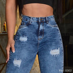 JEAN SKINNY STRETCH TIRO ALTO 0302