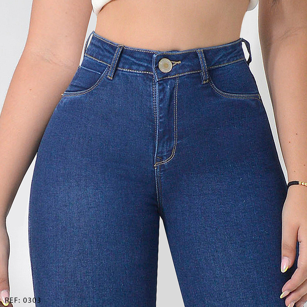 JEAN SKINNY STRETCH TIRO ALTO 0303