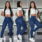 JEAN SKINNY STRETCH TIRO ALTO 0303