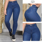 JEAN SKINNY STRETCH TIRO ALTO 0303-P