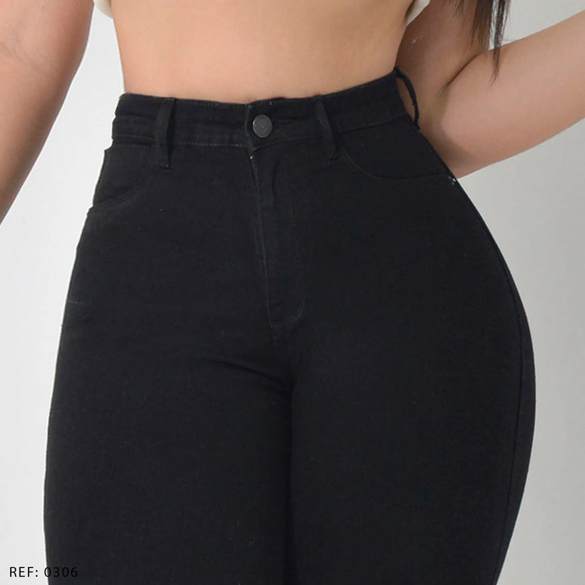 JEAN SKINNY STRETCH TIRO ALTO 0306