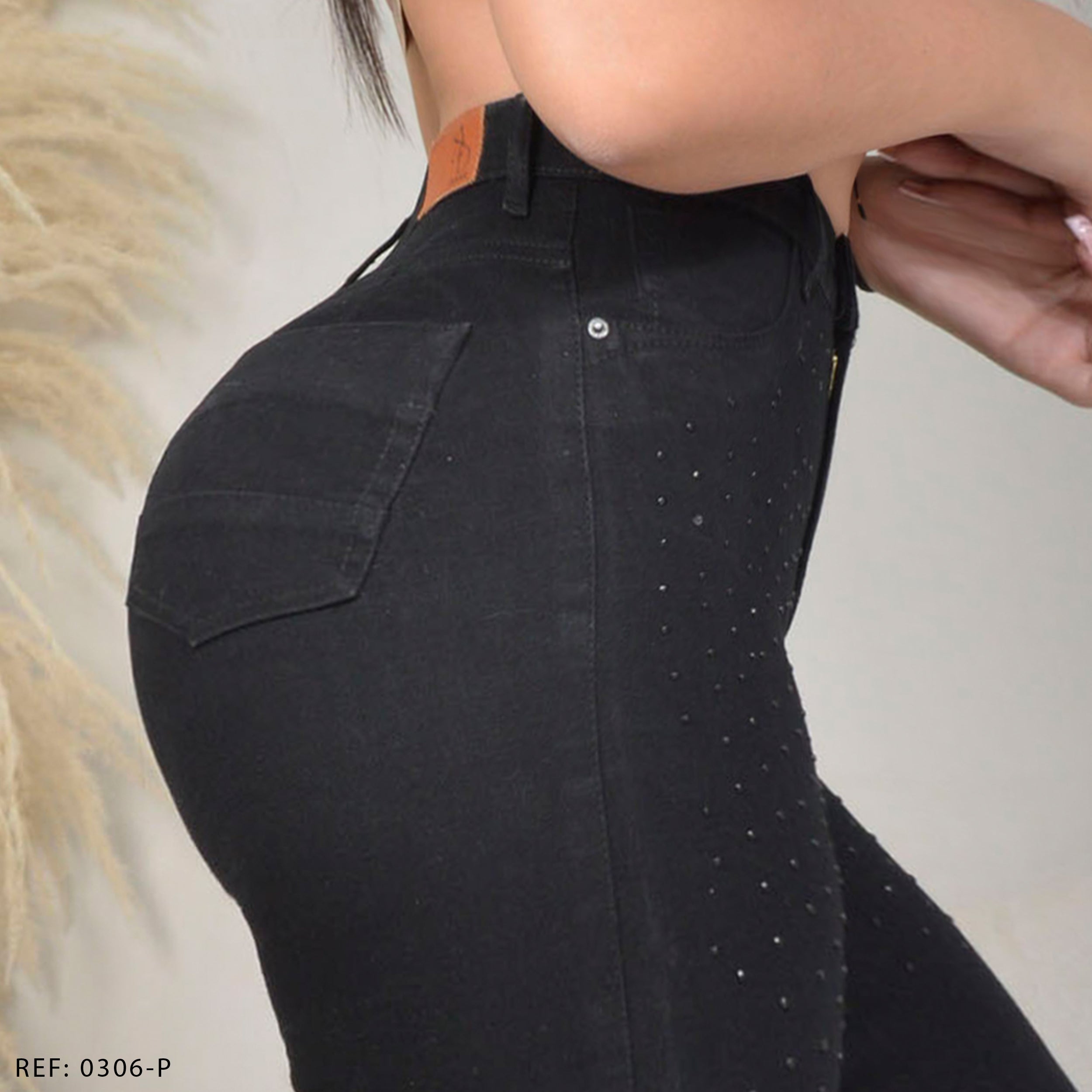 JEAN SKINNY STRETCH TIRO ALTO 0306-P