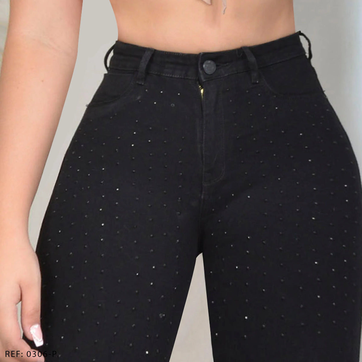 JEAN SKINNY STRETCH TIRO ALTO 0306-P
