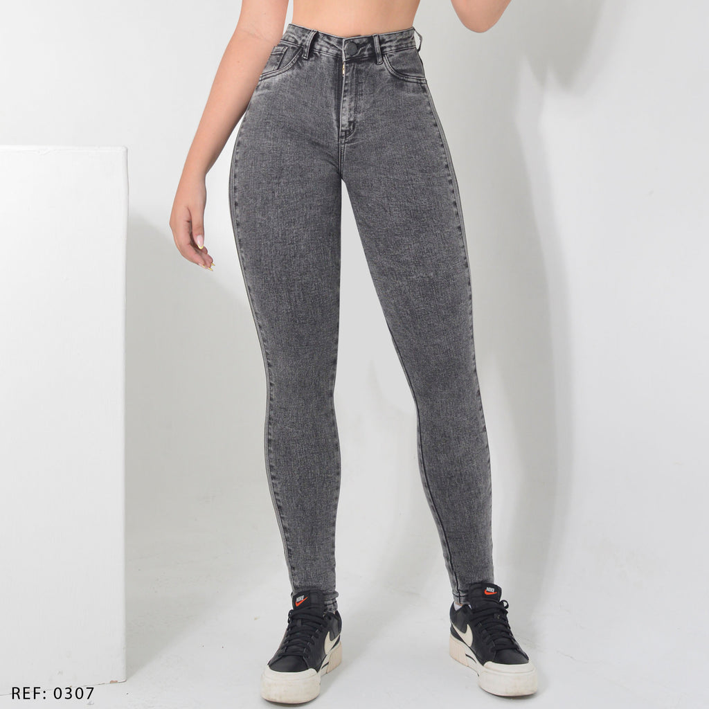 JEAN SKINNY STRETCH TIRO ALTO 0307