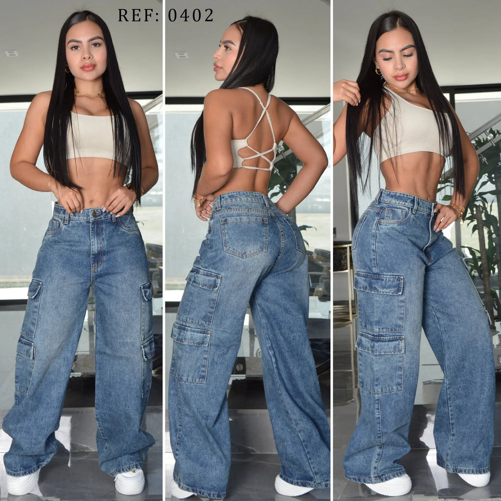 JEAN STRAIGHT LENGHT RIGIDO TIRO ALTO 0402