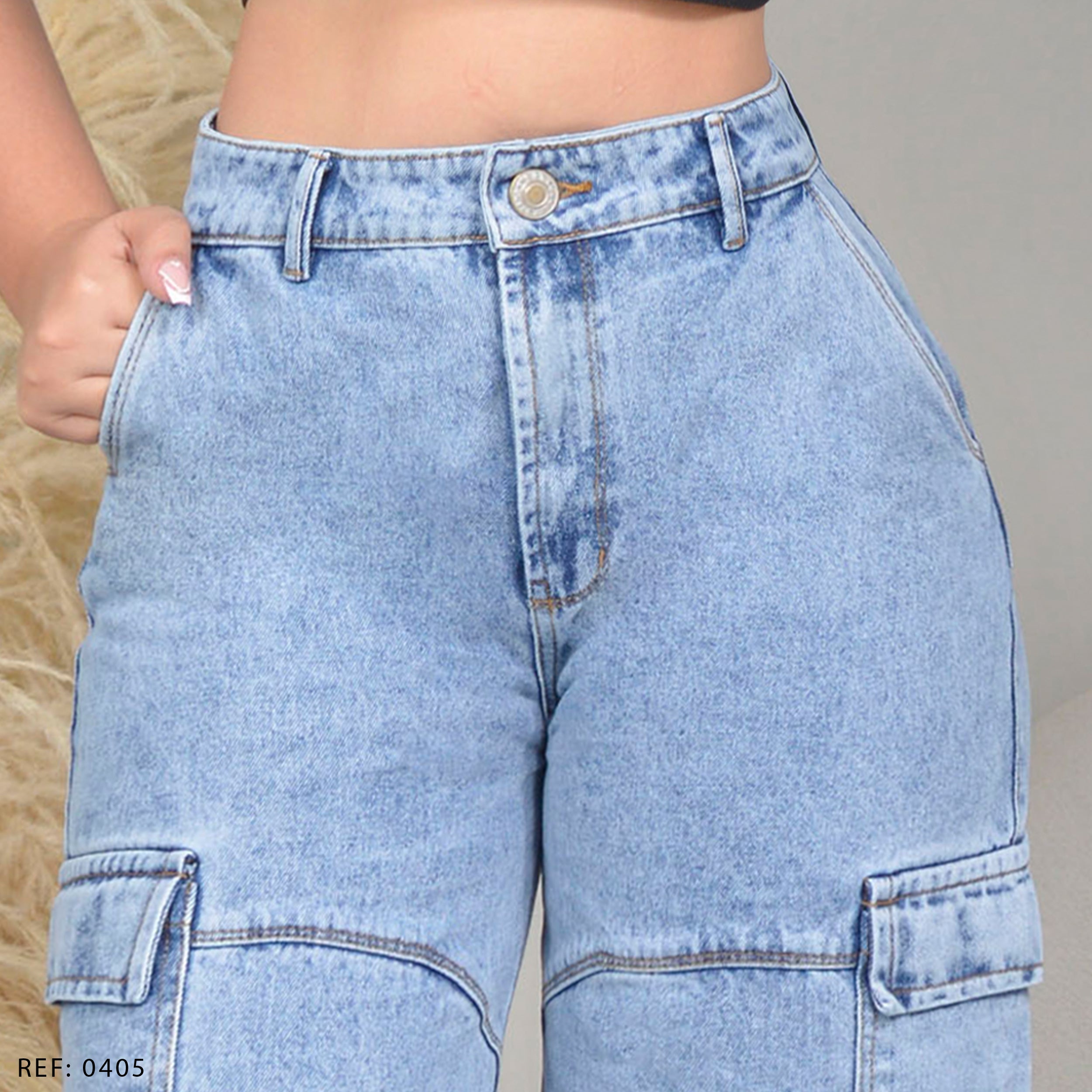 JEAN STRAIGHT LENGHT RIGIDO TIRO ALTO 0405