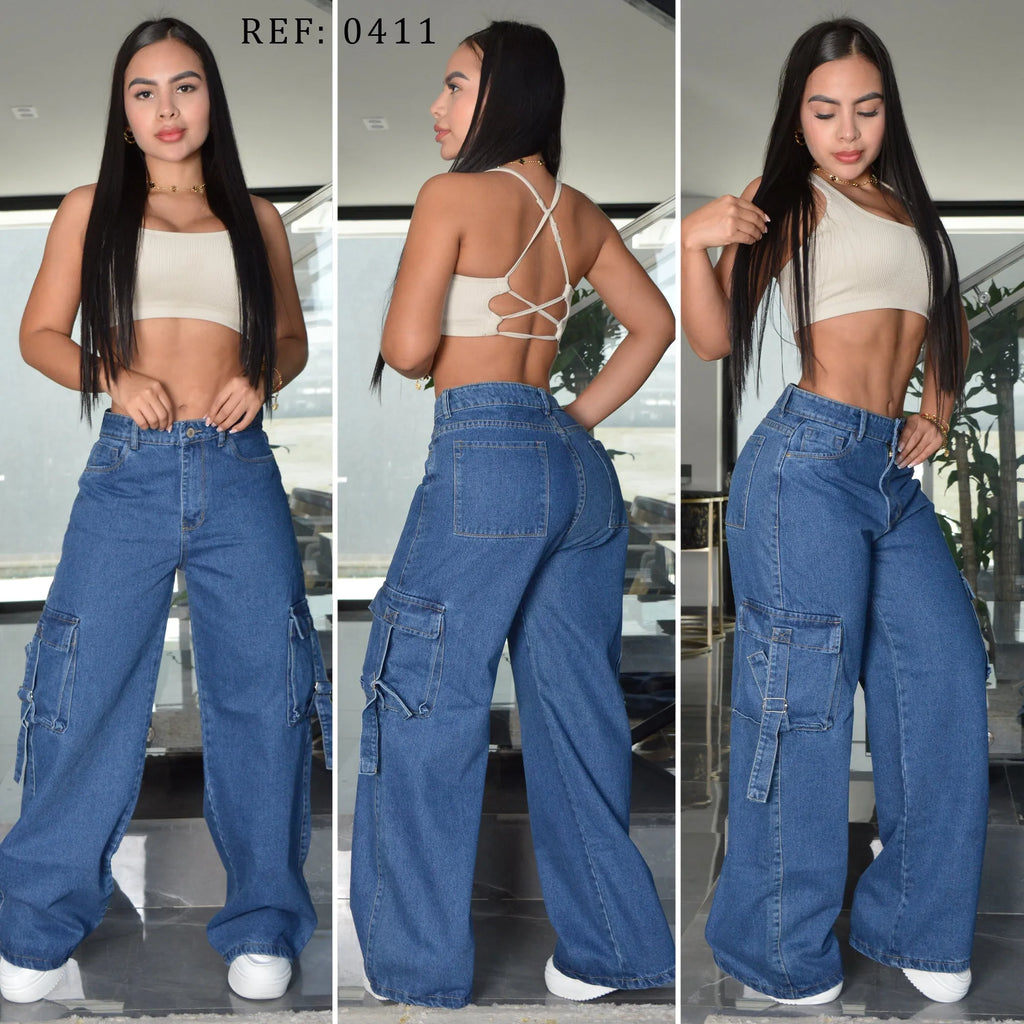 JEAN STRAIGHT LENGHT RIGIDO TIRO ALTO 0411