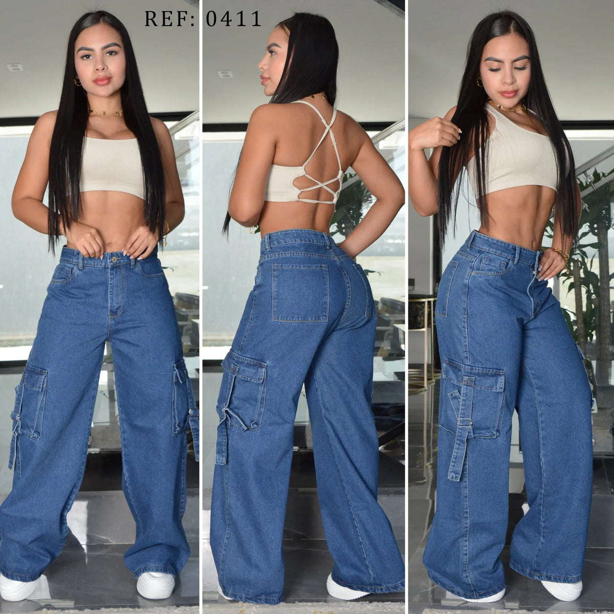 JEAN STRAIGHT LENGHT RIGIDO TIRO ALTO 0411