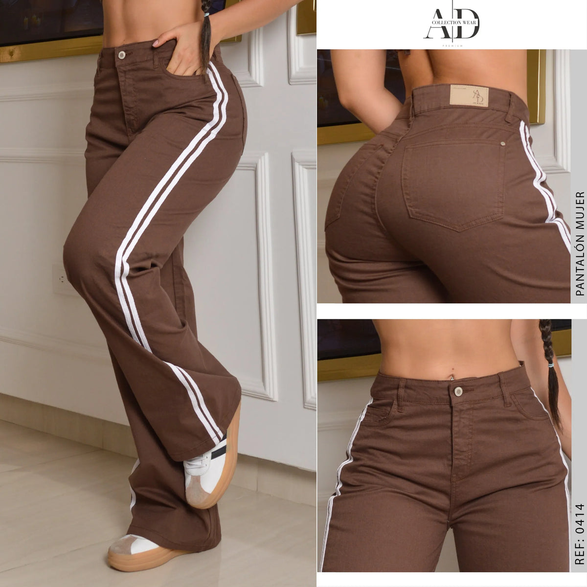 JEAN STRAIGHT LENGHT STRETCH TIRO ALTO 0414