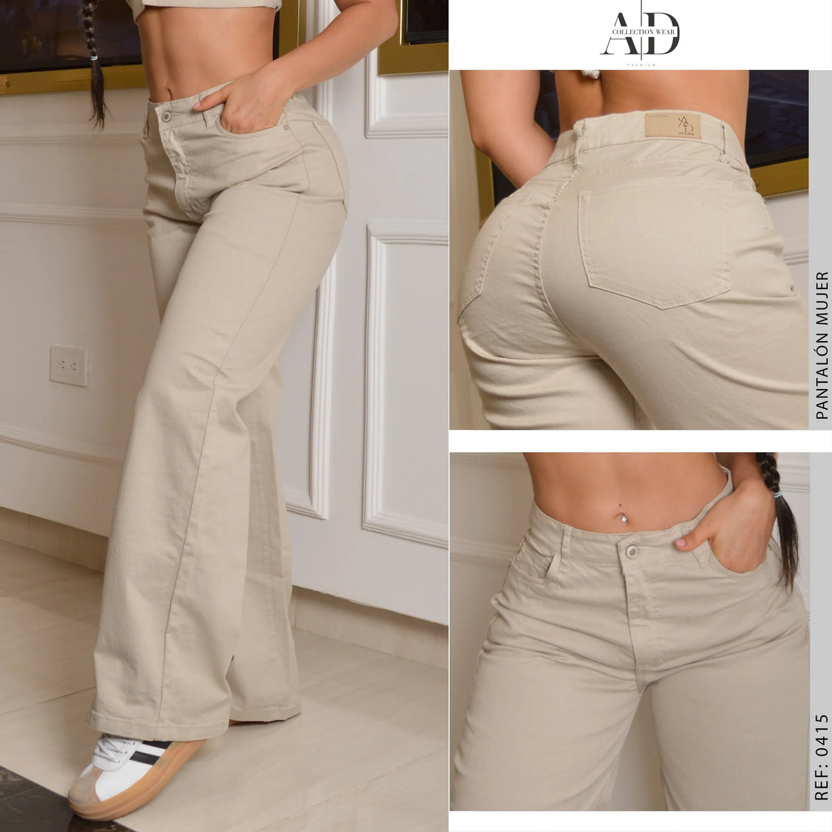 JEAN STRAIGHT LENGHT STRETCH TIRO ALTO 0415