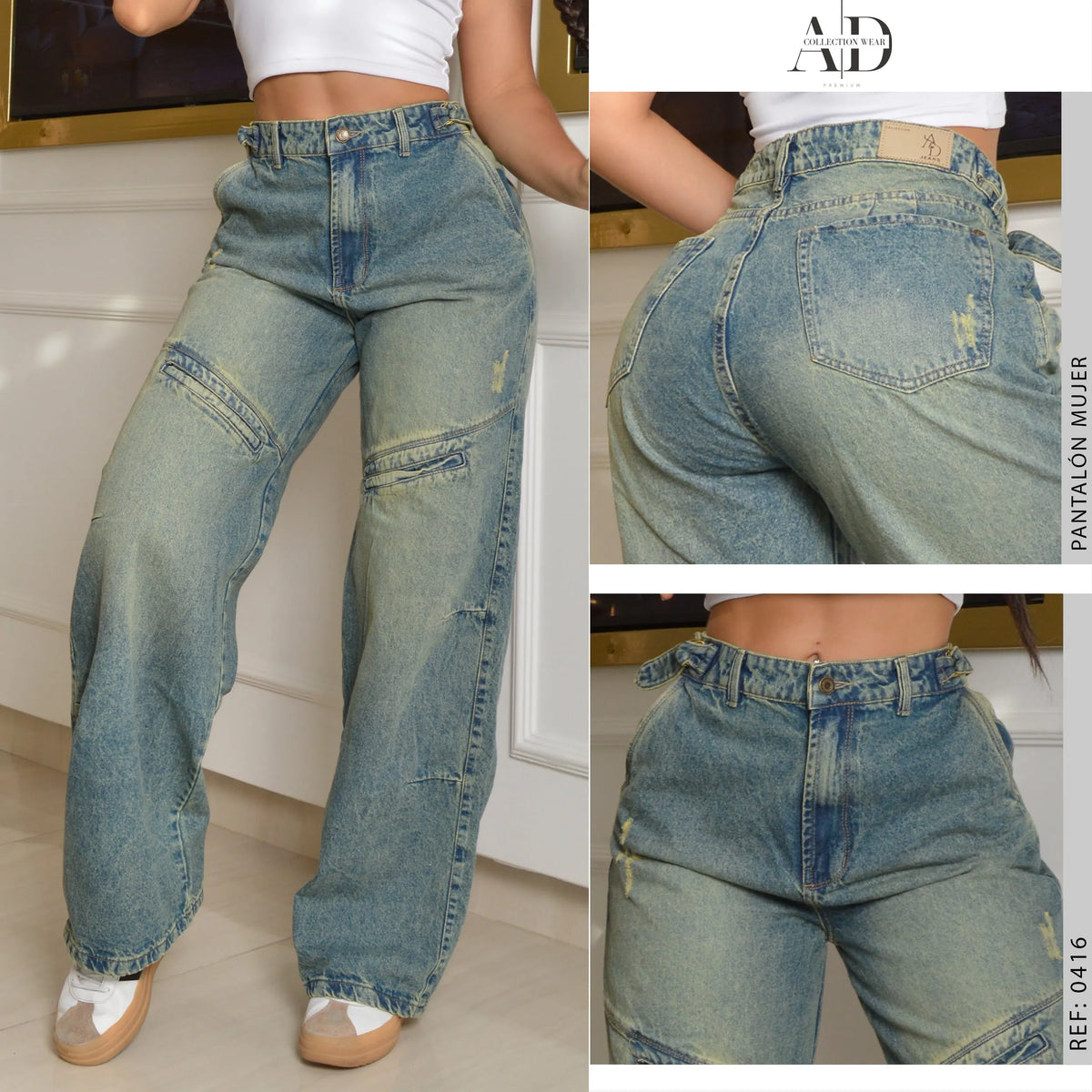 JEAN STRAIGHT LENGHT RIGIDO TIRO ALTO 0416