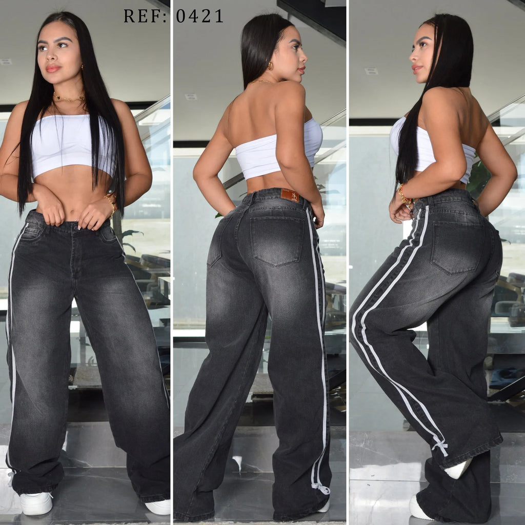 JEAN STRAIGHT LENGHT RIGIDO TIRO ALTO 0421