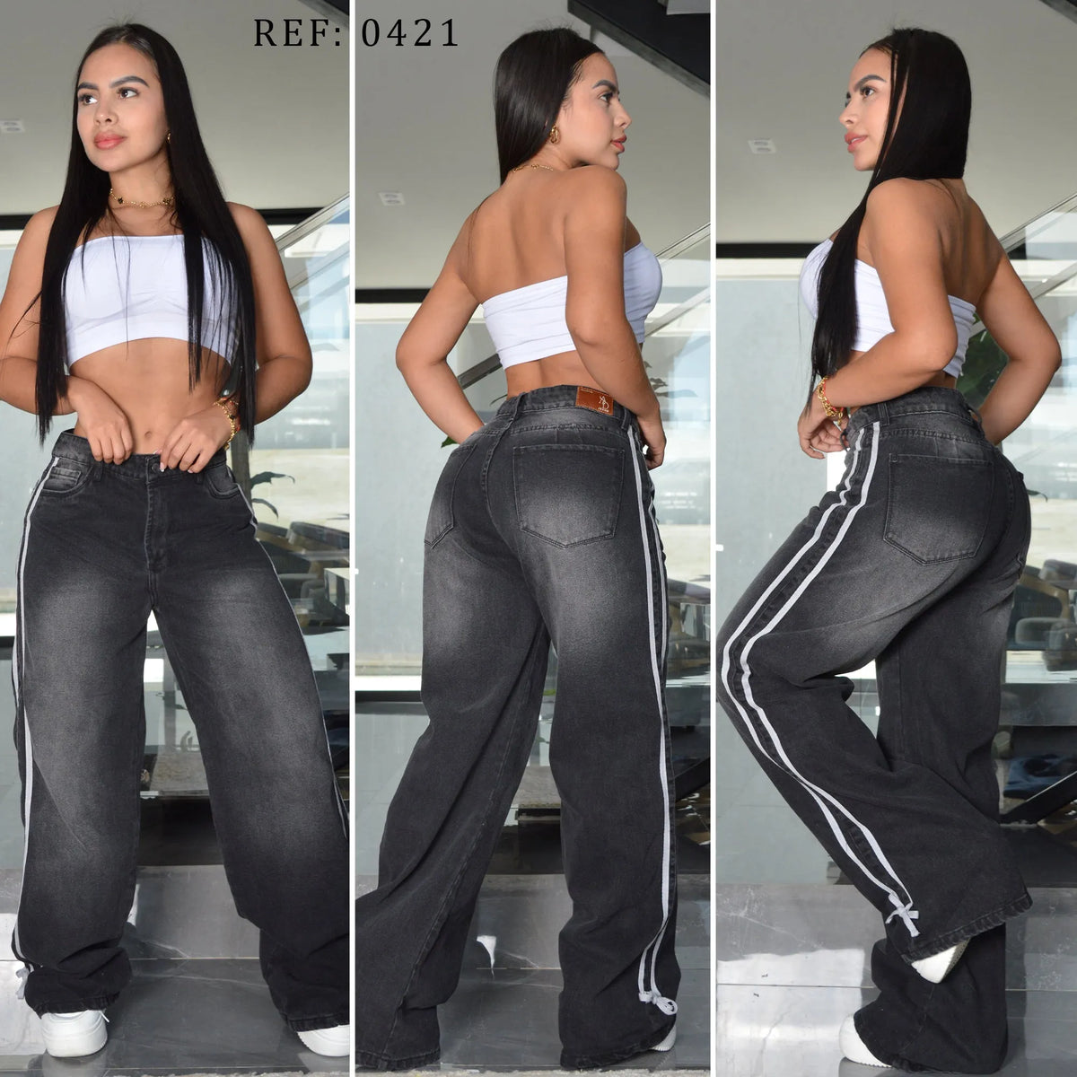 JEAN STRAIGHT LENGHT RIGIDO TIRO ALTO 0421