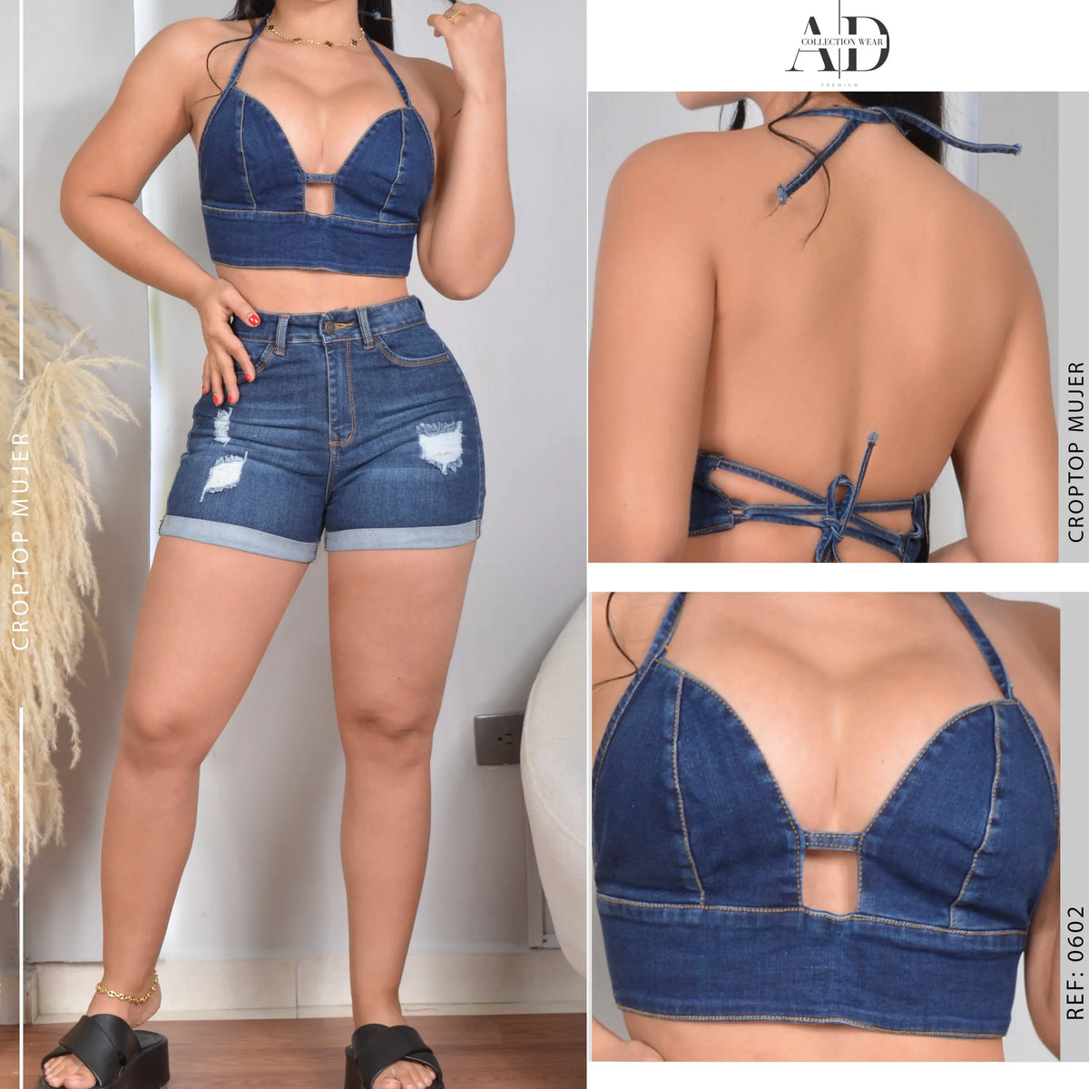 CROP TOP DAMA 0602