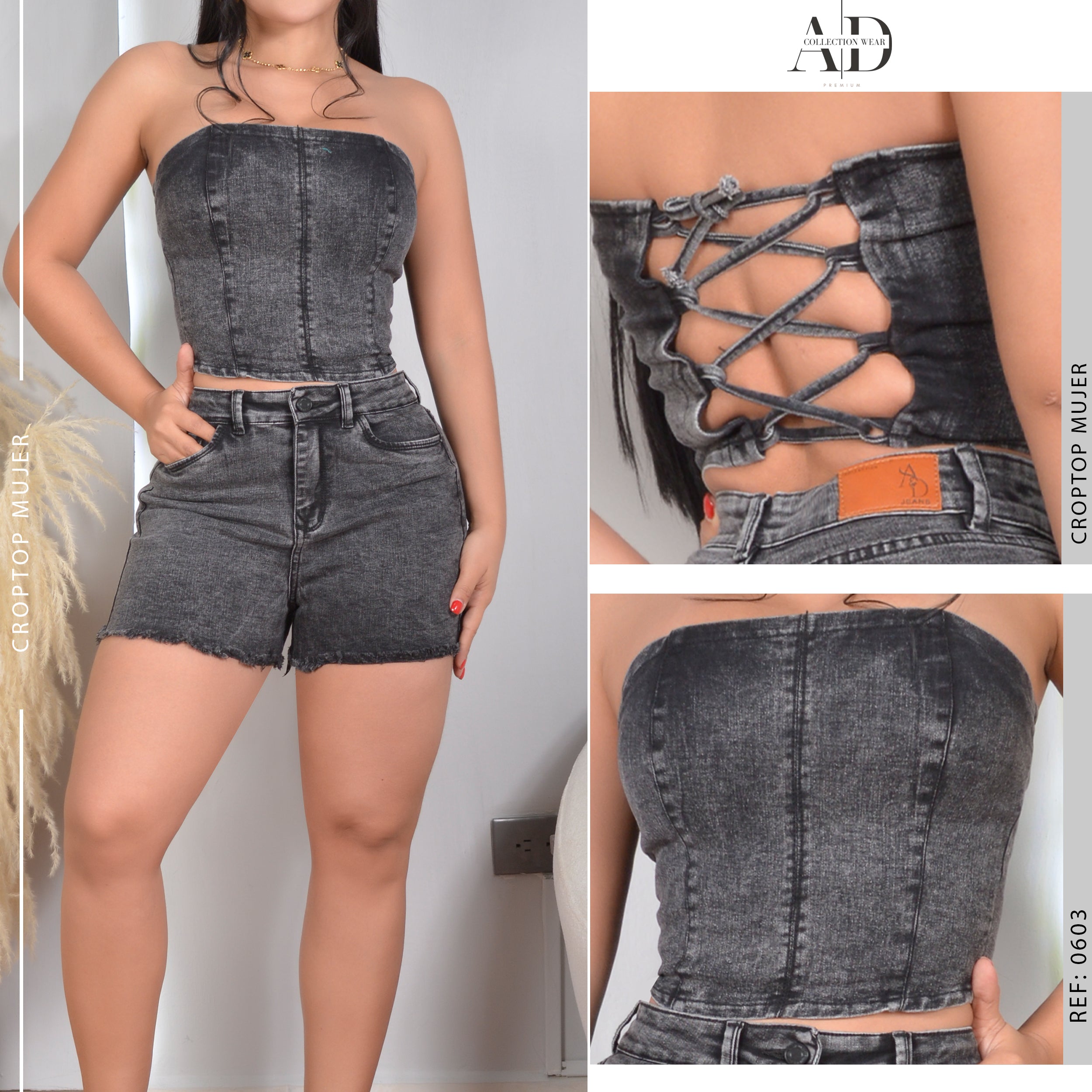 CROP TOP DAMA 0603