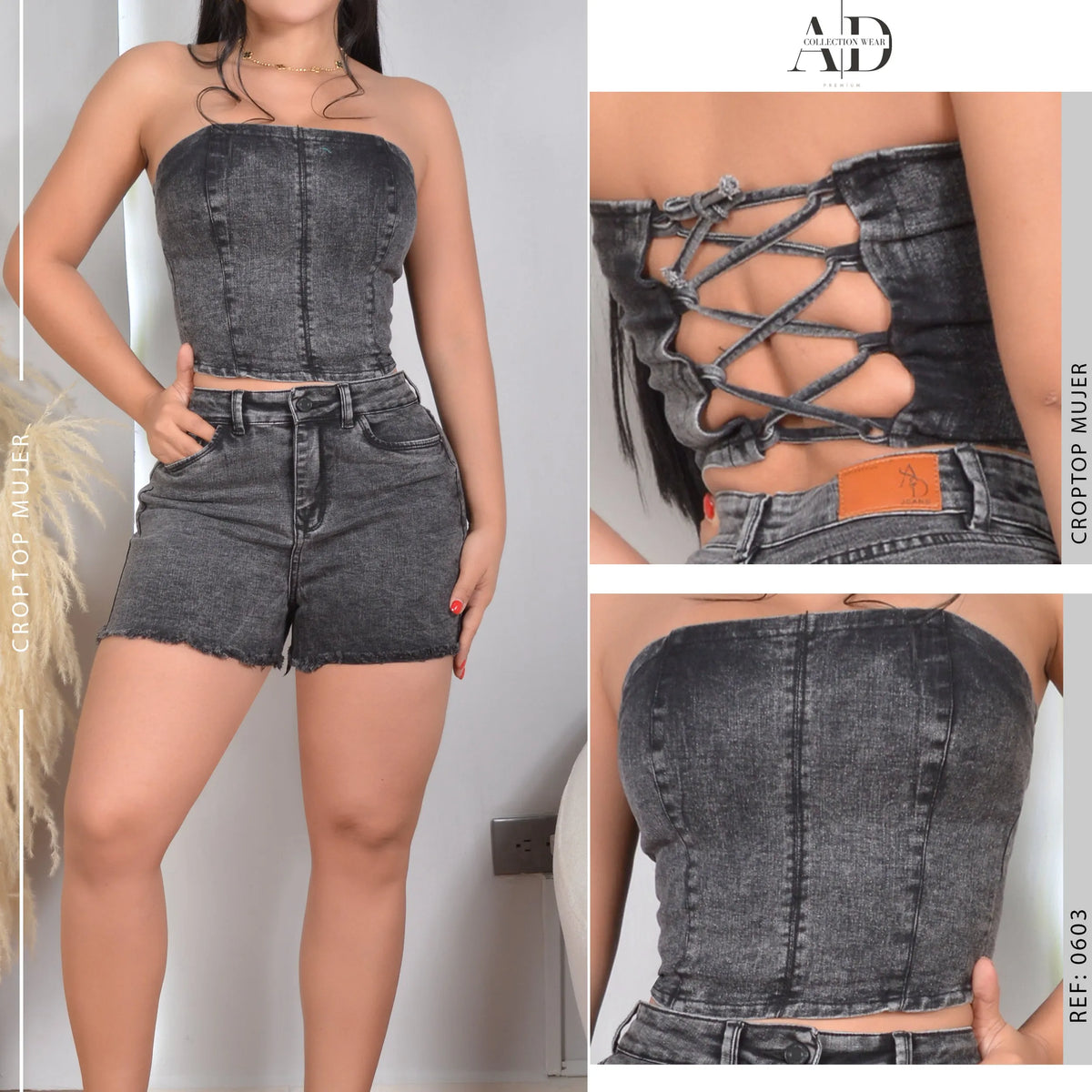 CROP TOP DAMA 0603