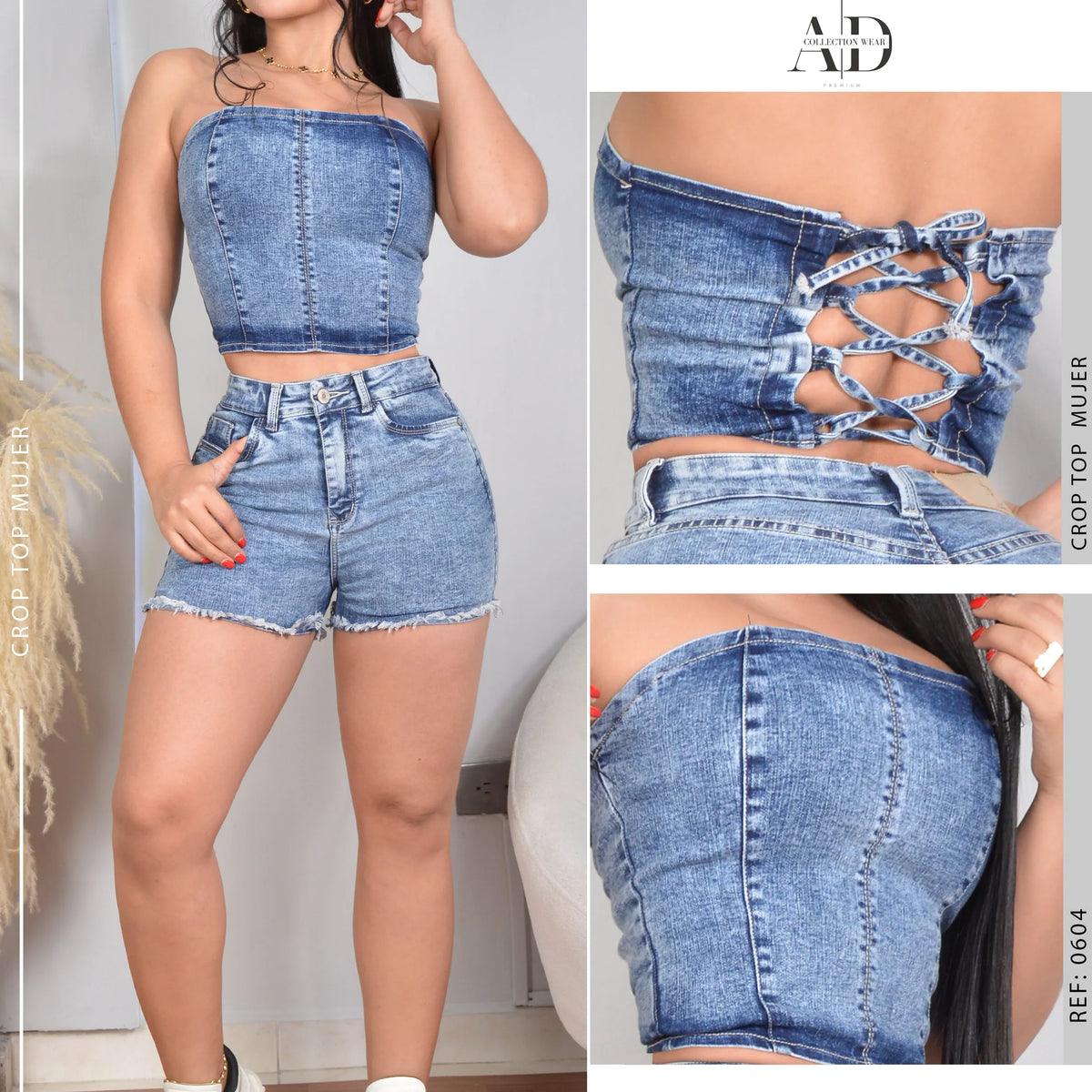 CROP TOP DAMA 0604