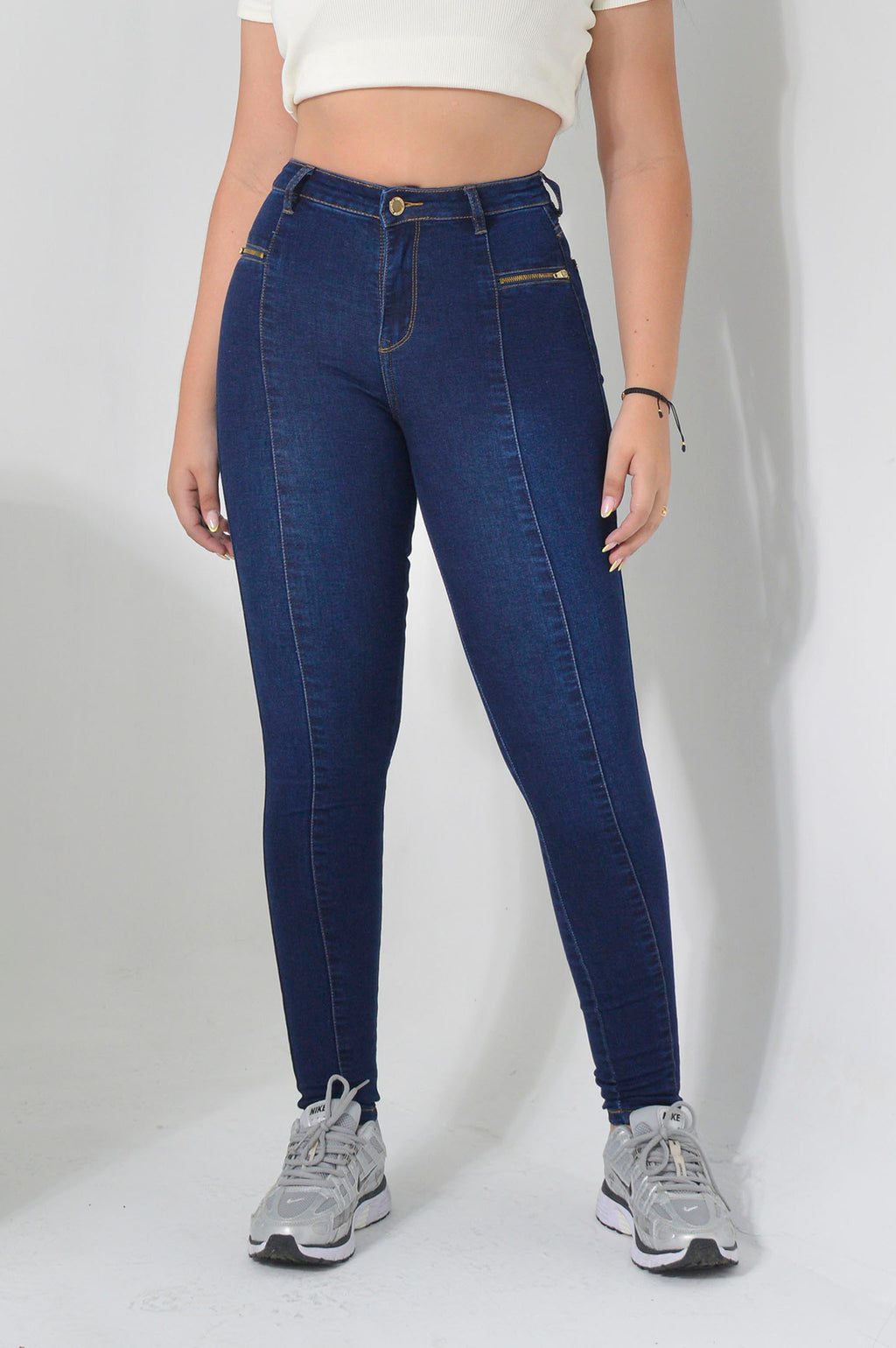 JEAN SKINNY STRETCH TIRO ALTO 0305