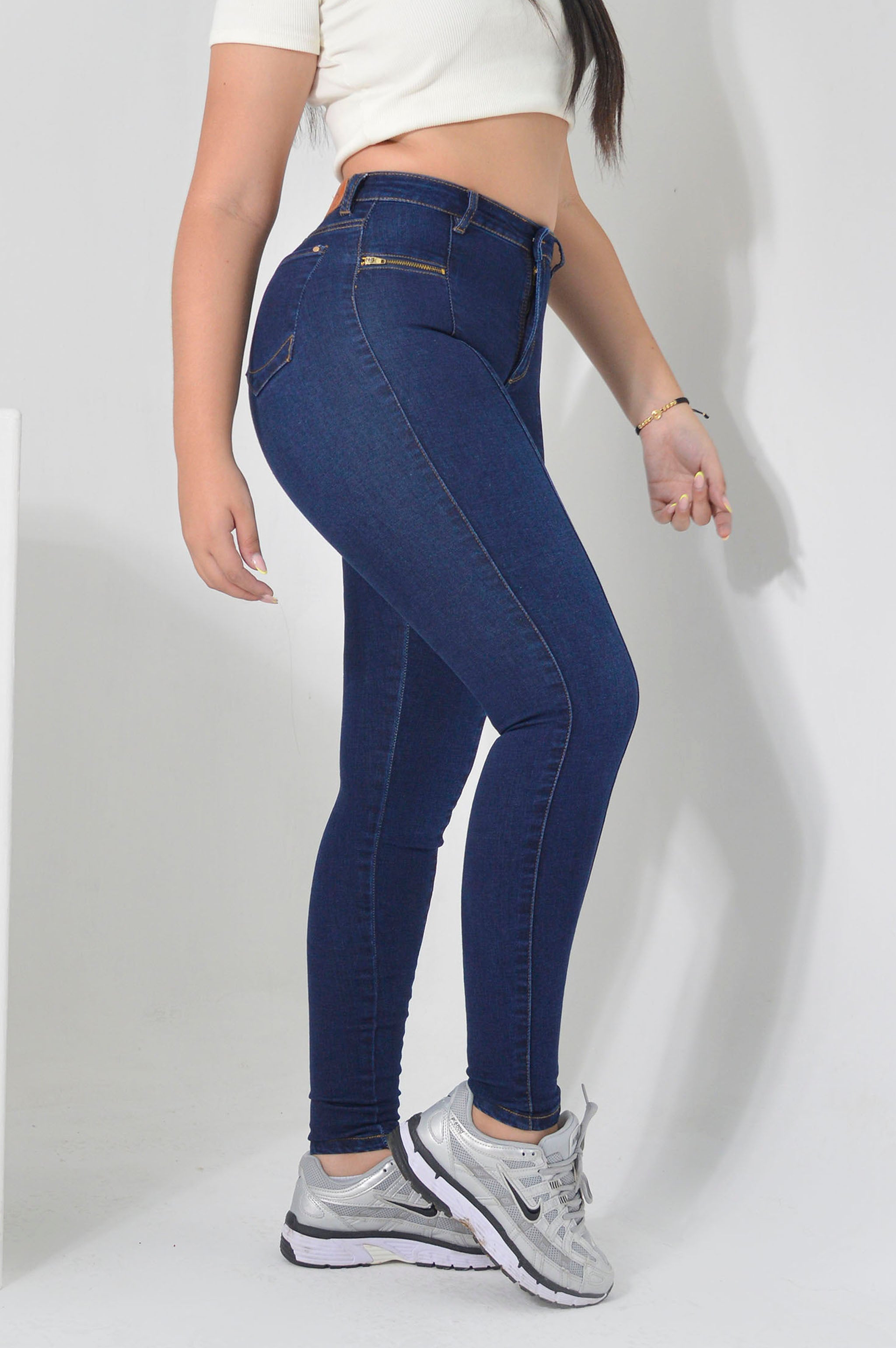 JEAN SKINNY STRETCH TIRO ALTO 0305